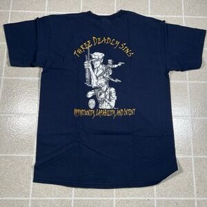 Vintage Y2K 2003 Us Navy Police Tshirt Size‎ Large